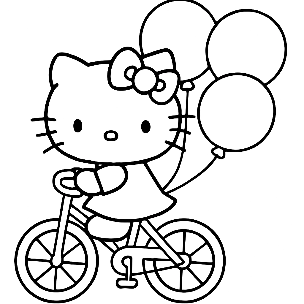 Hello Kitty Coloring Pages coloring pages
